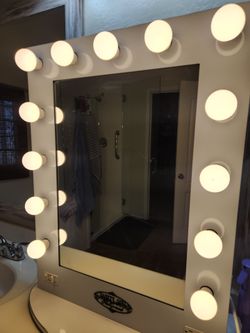 Vanity girl mirror