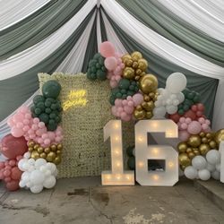 Backdrop With Balloons