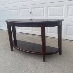 Wood Console Table