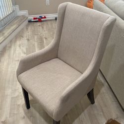 Cream Lounge Chair
