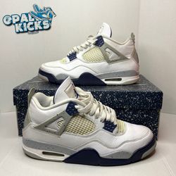 Size 9.5M - Jordan 4 “Midnight Navy” 