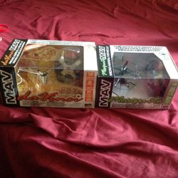 Lot of 2 Mosquitos Micro Aerial Vehicle Helicopter and Da Vinci Micro Vehicle Aerien, Flying ornithopter.New