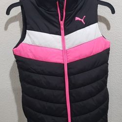 NEW Puma Downfilled Weatherproof Vest size Girls 10/12