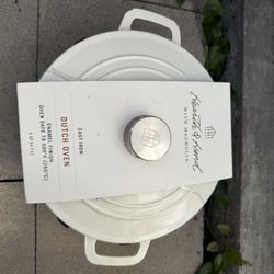 New Hearth & Hand with Magnolia 5-Quart Enameled Cast Iron Dutch Oven 
