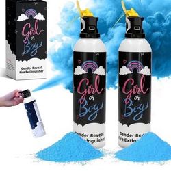 Gender Reveal Fire Extinguisher Set - 2