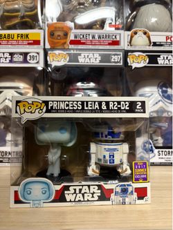 Funko Pop! Vinyl: Princess Leia & R2-D2 2 Pack - 2017 Summer Convention Exclusive