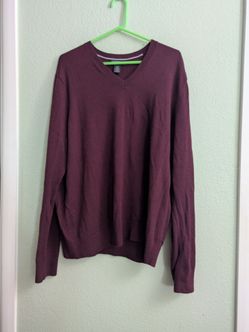 Banana Republic Extra Fine Merino Wool V-Neck Sweater XL