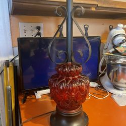 Vintage 70s retro red lamp 💡💡💡💡💡💡🔌