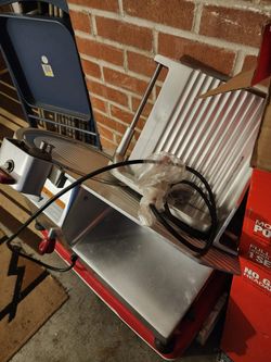 Commercial Meat Slicer with Blade