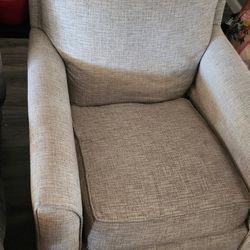 Swivel Rocker With Ottoman 