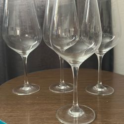 3, SCHOTT ZWIESEL Crystal Wine Glasses From Germany  (Set Of 3 Only$12) 