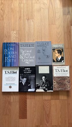 T.S. Elliot Used Softcover Book Lot