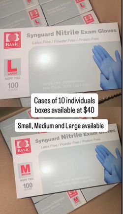 Synguard Nitrile Exam Gloves