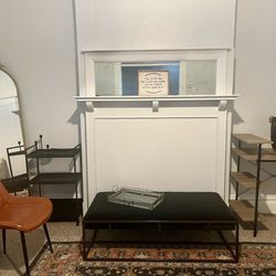 IKEA Living Room Set - Mirror Cart Desk TV Stand Chairs Ottoman Basket Rug