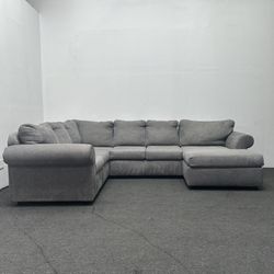 Living Spaces 3 Piece Sectional Couch - We Can Deliver And Setup