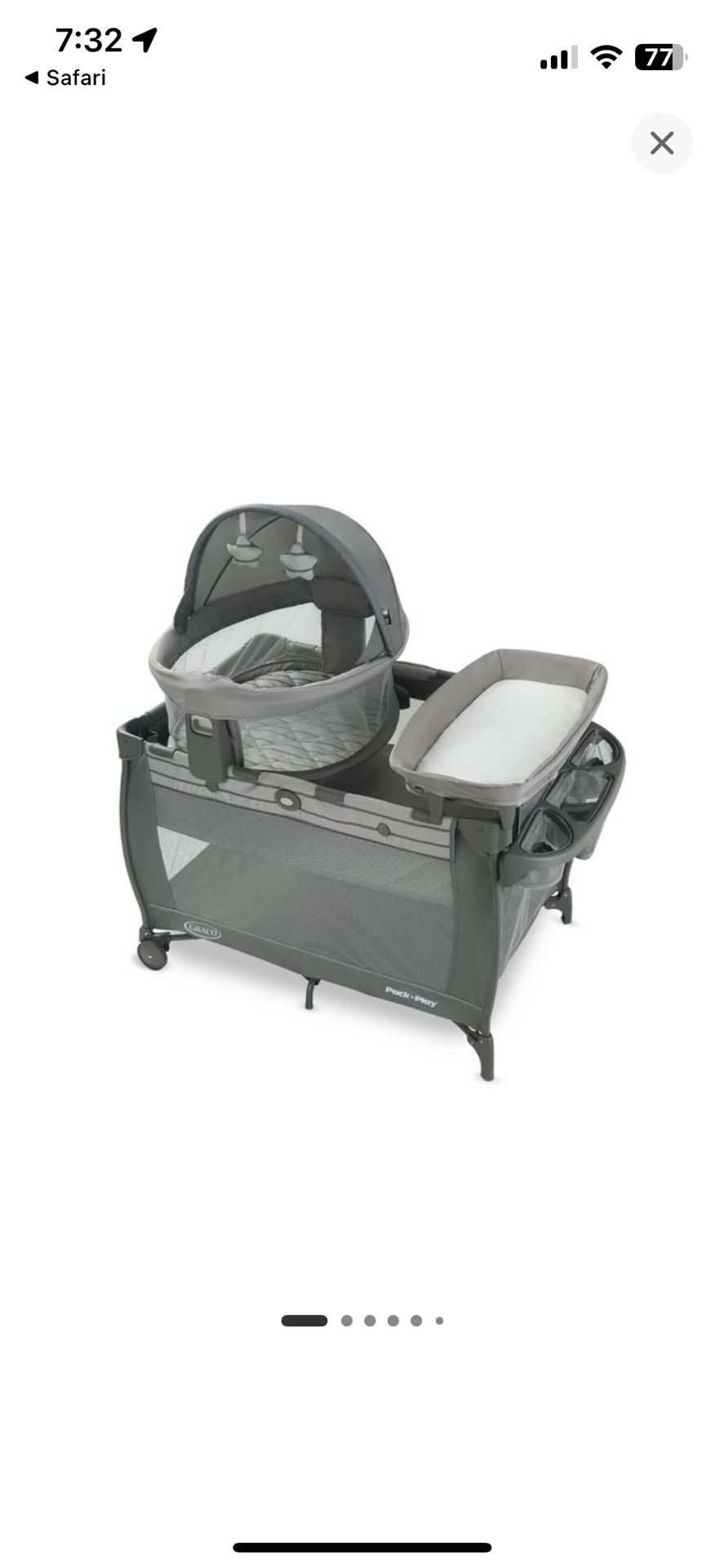 Grado Pack And Play With Bassinet And Changing Table