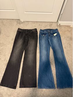 Flared jeans ( Aeropostale + PacSun)