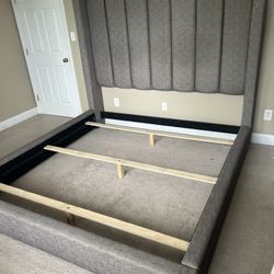 Upholstered Bed frame (King)