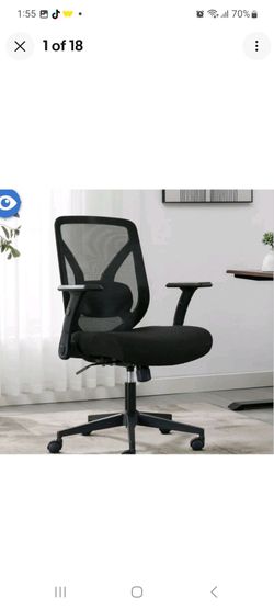 True Innovations, Mesh Office Desk Task Chair | Black
