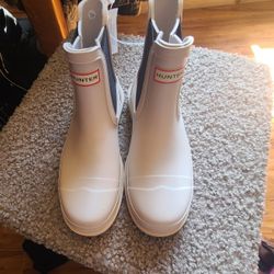 Hunter Chelsea Rain Boot Size 8 Womans 