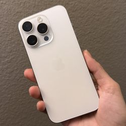iPhone 15 Pro – 128GB – White Titanium – Unlocked