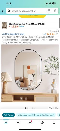 Makeup vanity mirror