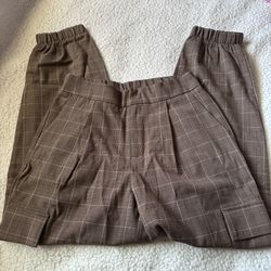 Brand New Without Tag A New Day Woman Plaid Jogger Pants 