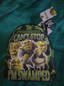 New With Tags Lounglefly GLOW IN THE DARK Shrek MINI BACKPACK