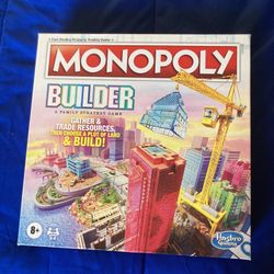 Monopoly Builder Board game $10