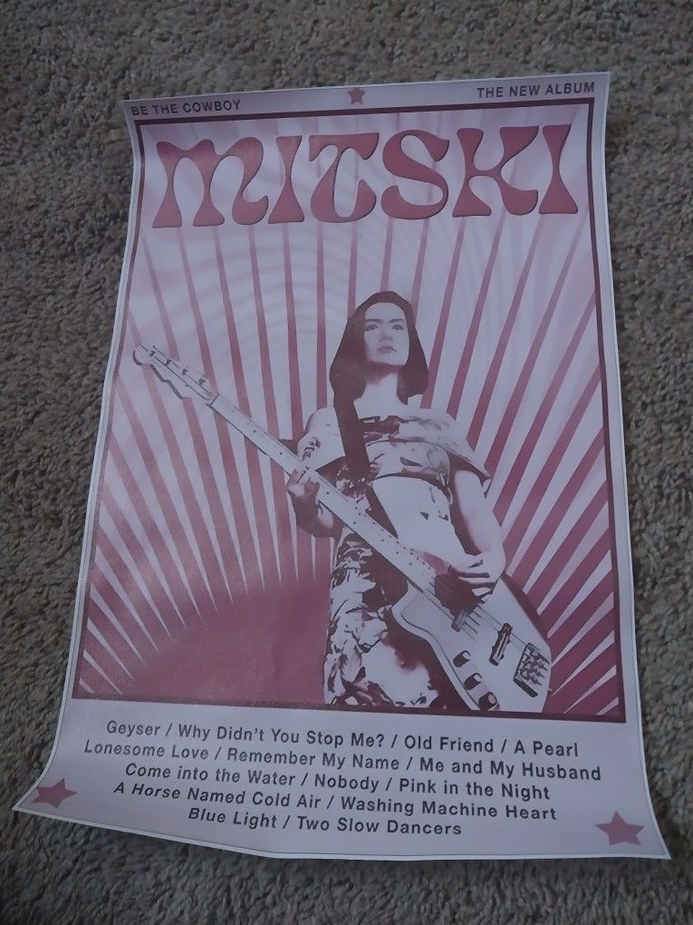 Mitski canvas poster