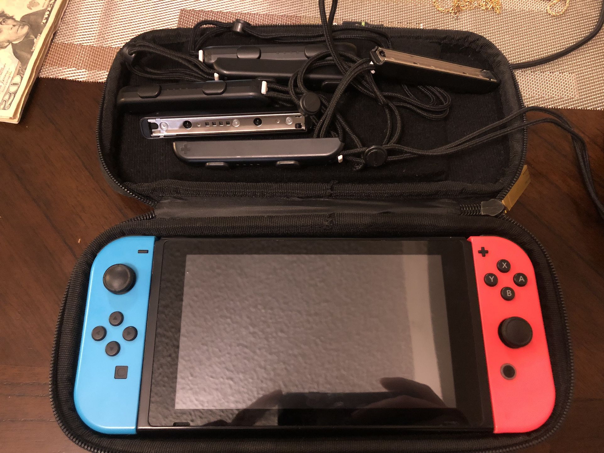 Nintendo Switch With Mario/Normal Case