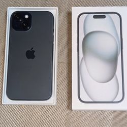 Brand New iPhone 15 Black 5G For T-Mobile Metro MetroPCS Sprint TruConnect Tello Google Fi Mint Ultra Gen Mobile With Apple Warranty