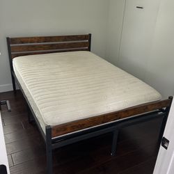 Bed Frame + Free Mattress 