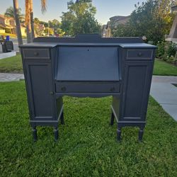 Dark Grey Writers Desk