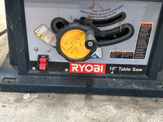 10” Ryobi table saw
