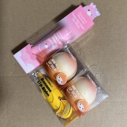 TONYMOLY CUTE Lip Balm $6 Each ; $20 For All Brand New 3 Flavor To Choose: 1. Strawberry Shortcake 2. Peach 3. Banana 