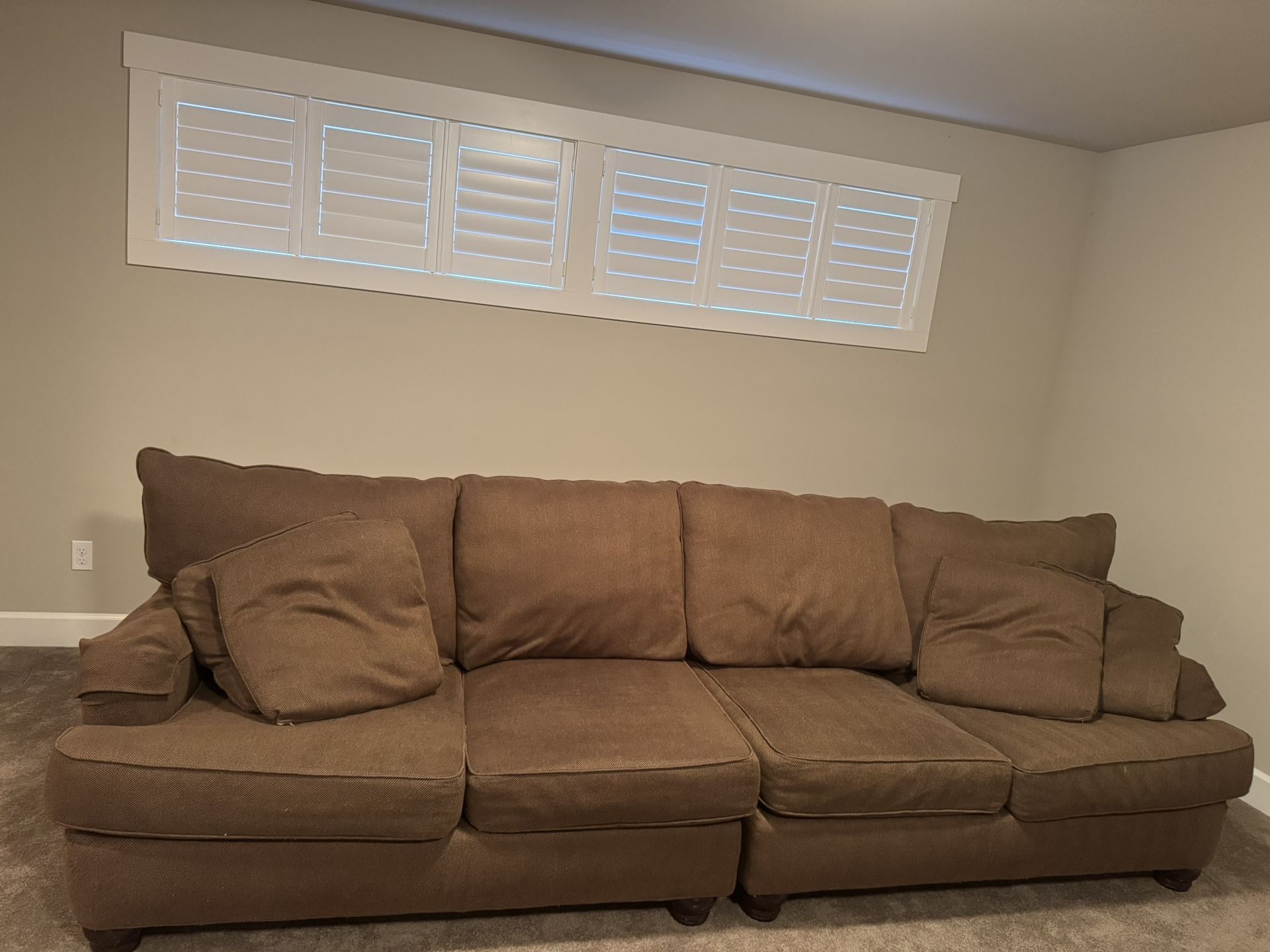 10 Foot Couch (2 Pieces) - Free