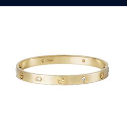 Cartier Love Bracelet 4 Diamonds