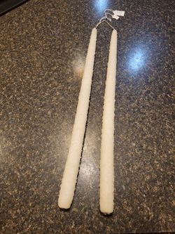 Candlesticks 22" hanging dipped candlesticks, set of 2