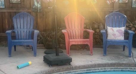 Adirondack-style Patio Chairs