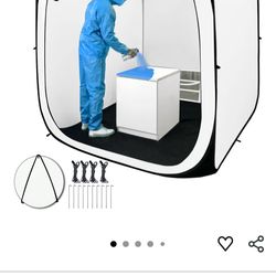 Pop up paint booth