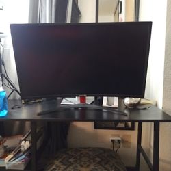 Viviotech 32 Inch Gaming Monitor Curved Screen 