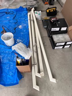 4 Brand new stair handrails - 8ft and 7ft