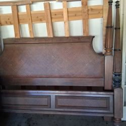 Bed Frame, Wood California King