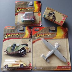 Matchbox Assorted Indiana Jones Lot Of 4 