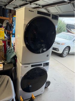 Washer and gas dryer