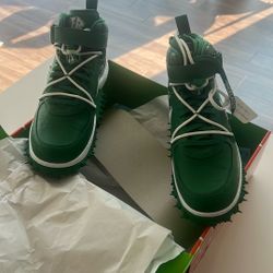 2023 Off White x Air Force 1 MID SP Leather ‘Pine Green’ 