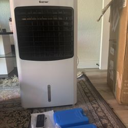 COSTWAY Evaporative Cooler, 3-in-1 Cooler, Fan and Humidifier with 5.3Gal/20L Tank & 7.5H Timer, 4 Speeds and 3 Modes, Remote Control, Portable Air Co