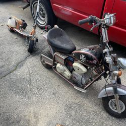 49cc Scooter And Apc Chopper