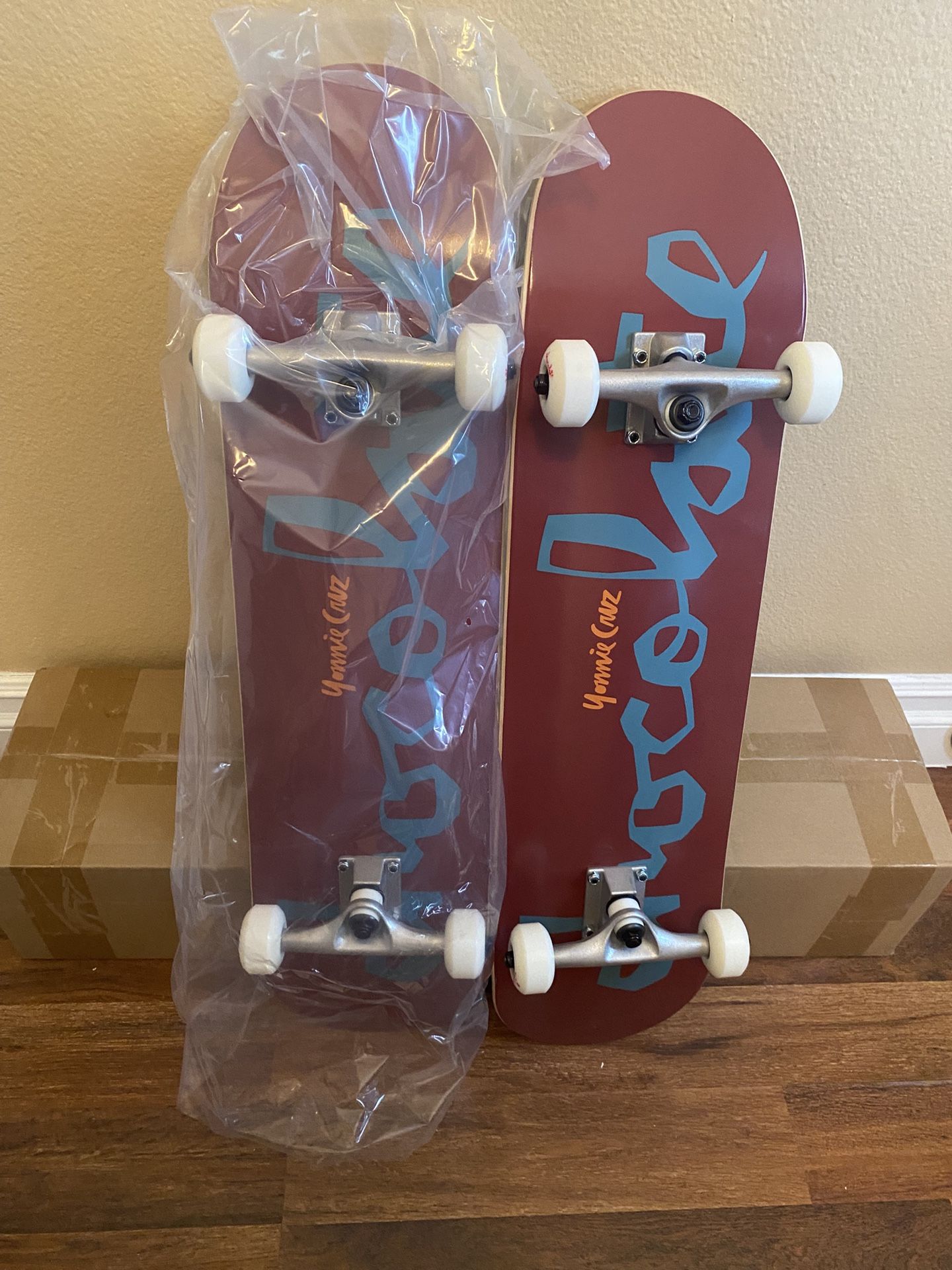 CHOCOLATE PROFESSIONAL SKATEBOARD BRAND NEW SIZE $50 CASH EACH ONE ππ
